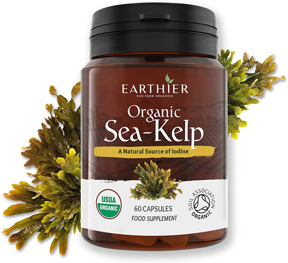 Certified Organic Sea Kelp & Iodine Sea Kelp supplements